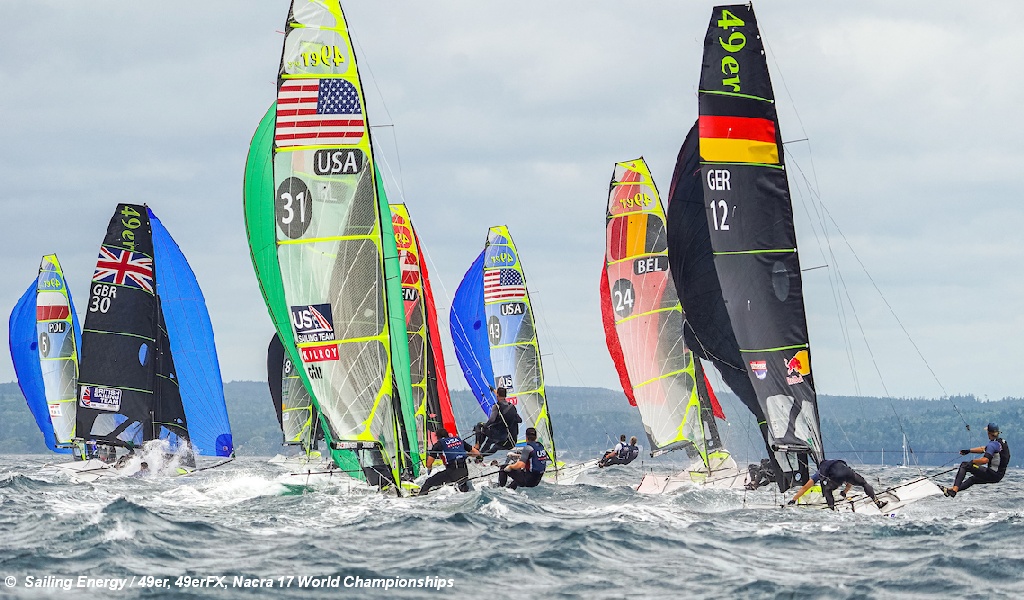 49er Worlds Day 1 Firsttime worlds race win for Britain’s Taylor and