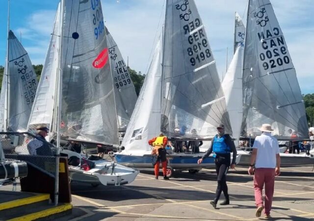 2022 505 Worlds fleet On Shore pre R1