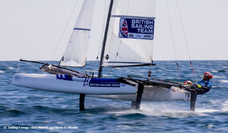 Nacra 17 Worlds Day 3 – Newberry and Liebenberg of the USA break ...