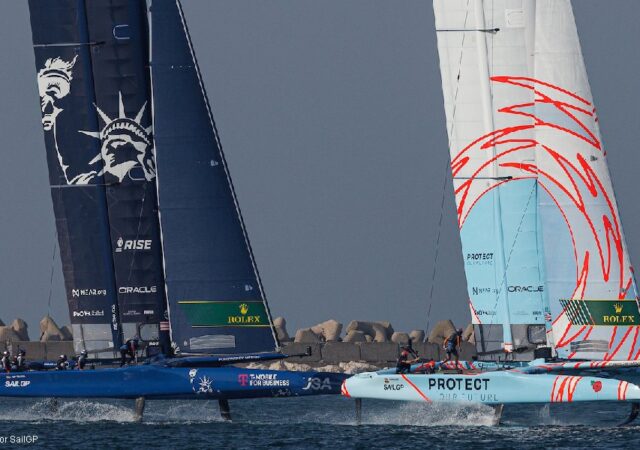 2022 SailGP Dubai - USA and GBR