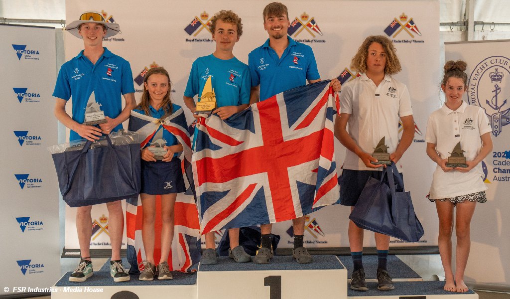 2022 Cadet Worlds Podium