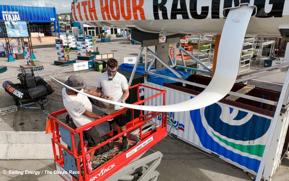 Ocean Race - Itajai Brazil - 11th Hour on shore