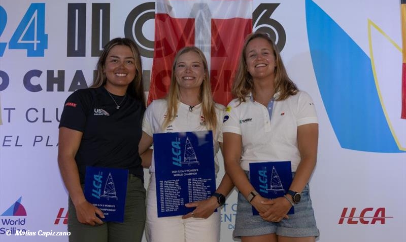 2024 ILCA6 Worlds Podium