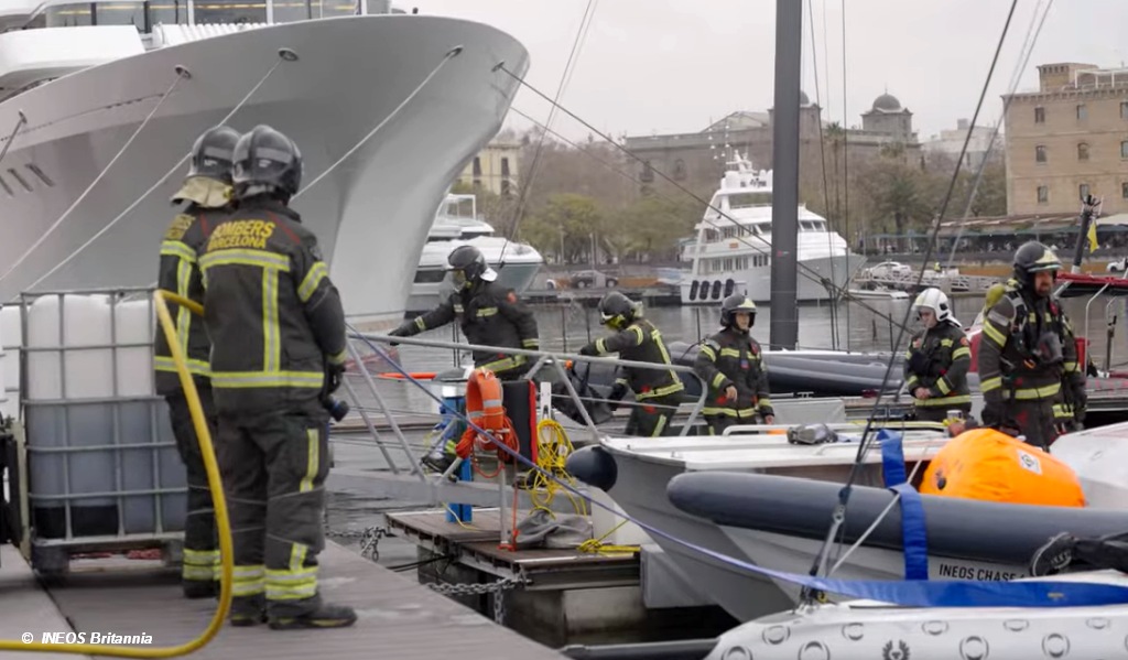 AC37 Ineos AC40 Fire Shoreside