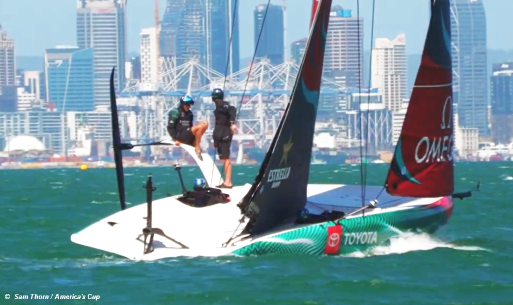 AC37 ETNZ Recon - Port Foil Problem