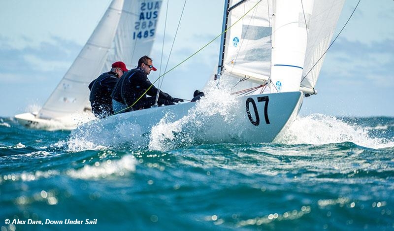 Etchells Worlds Day 1 Martin Hill