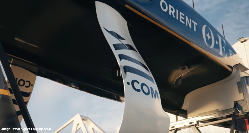 AC75 Orient Express Rollout Aft Hull