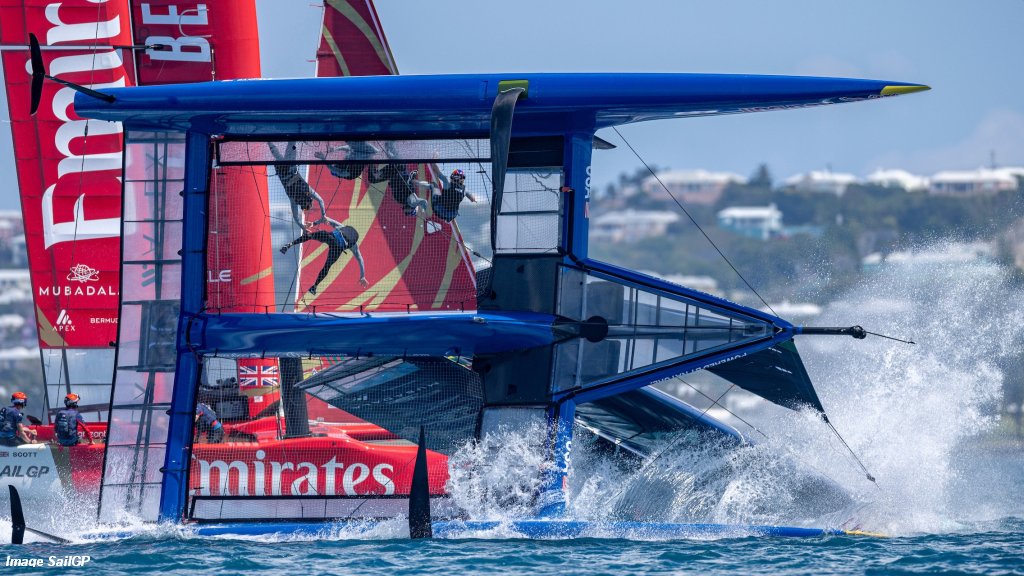 SailGP USA Capsize