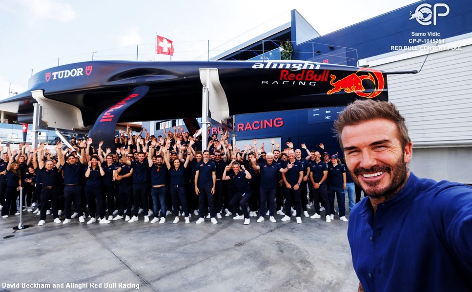 AC37 Alinghi + David Beckham