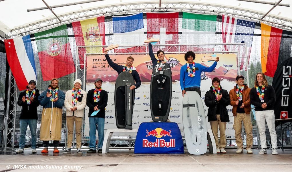 Wing Foil Euros Men Podium