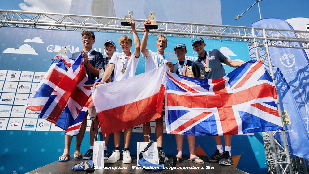 29er Europeans Men Podium 2024