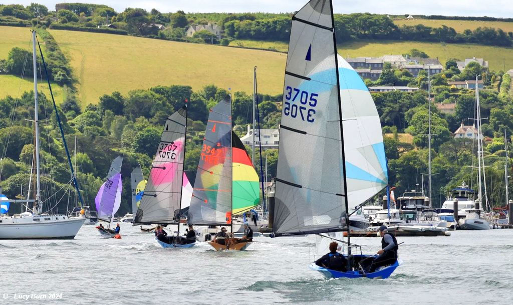 Salcombe Gin Merlin Rocket Week 2024 – Gillard and Meadowcroft with a ...