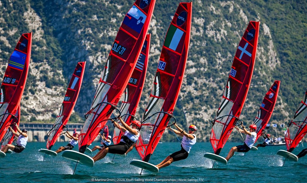 Youth Sailing Worlds Day 1 GBR start well in IQFOIL and 29er Skiff