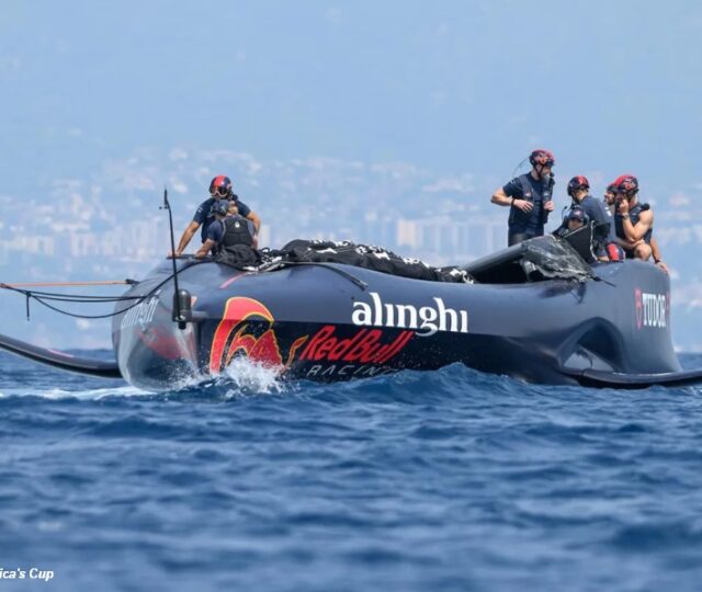 AC37 Alinghi 2nd Rig Failure