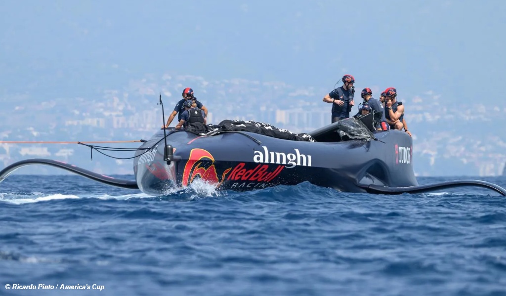 AC37 Alinghi 2nd Rig Failure