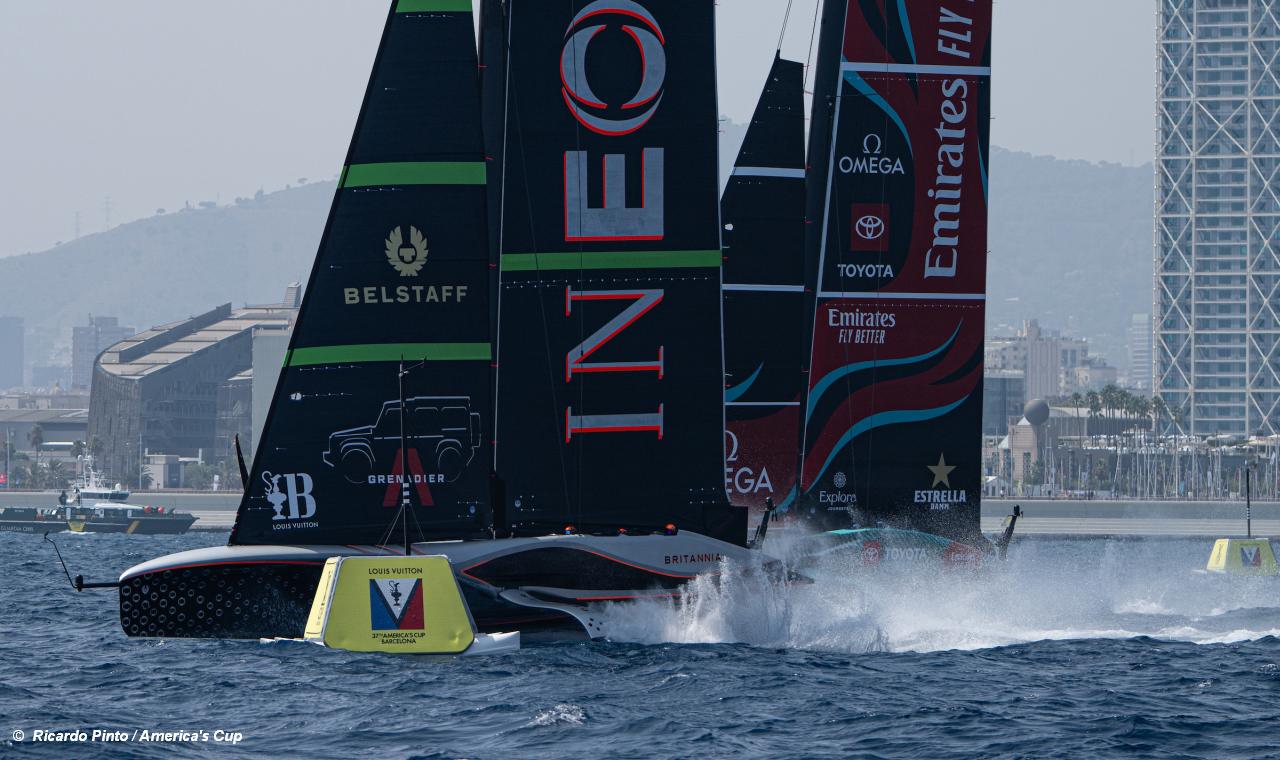 AC37 Practice Day GBR NZL Mark