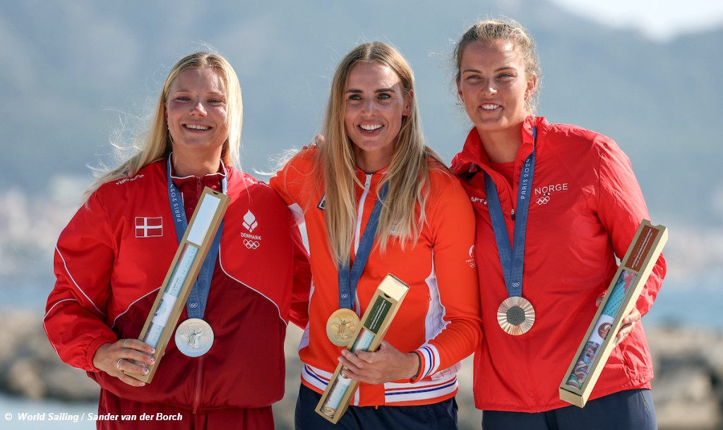 Olympic ILCA6 Podium