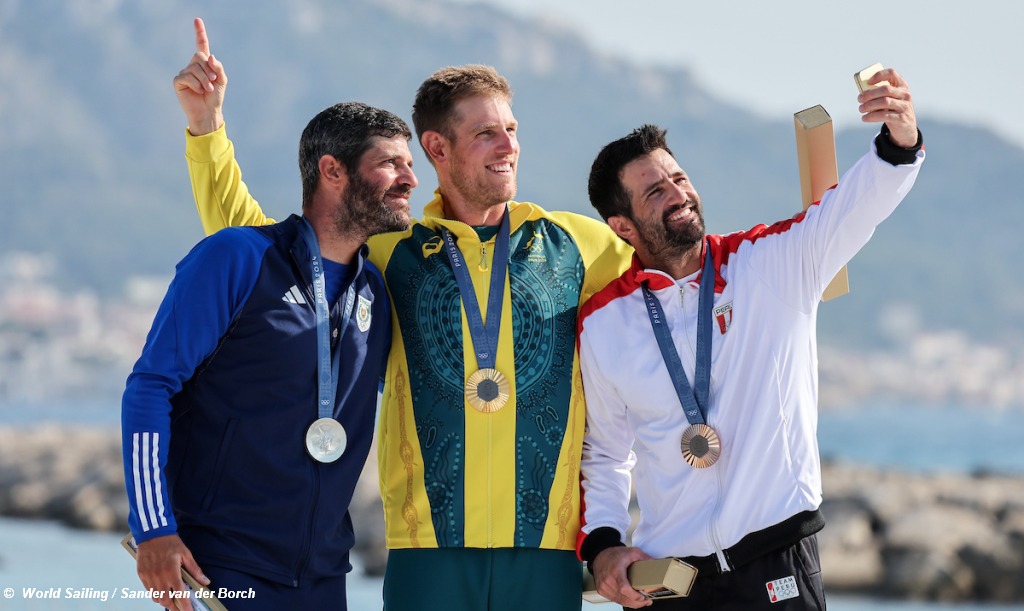 ILCA 7 Podium Selfie