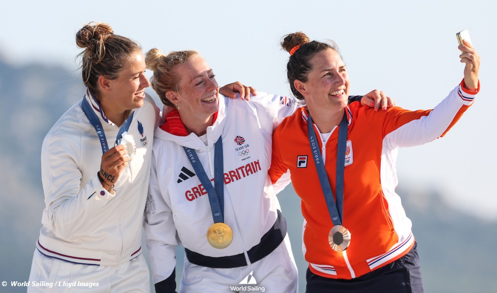 Olympic Kite Women Podium