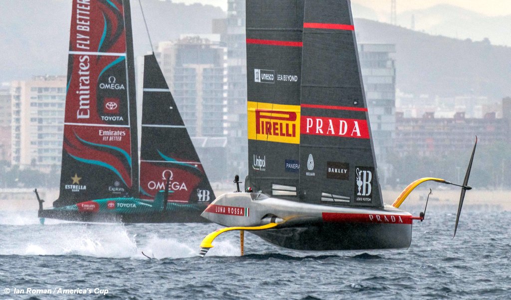 Luna Rossa beats ETNZ