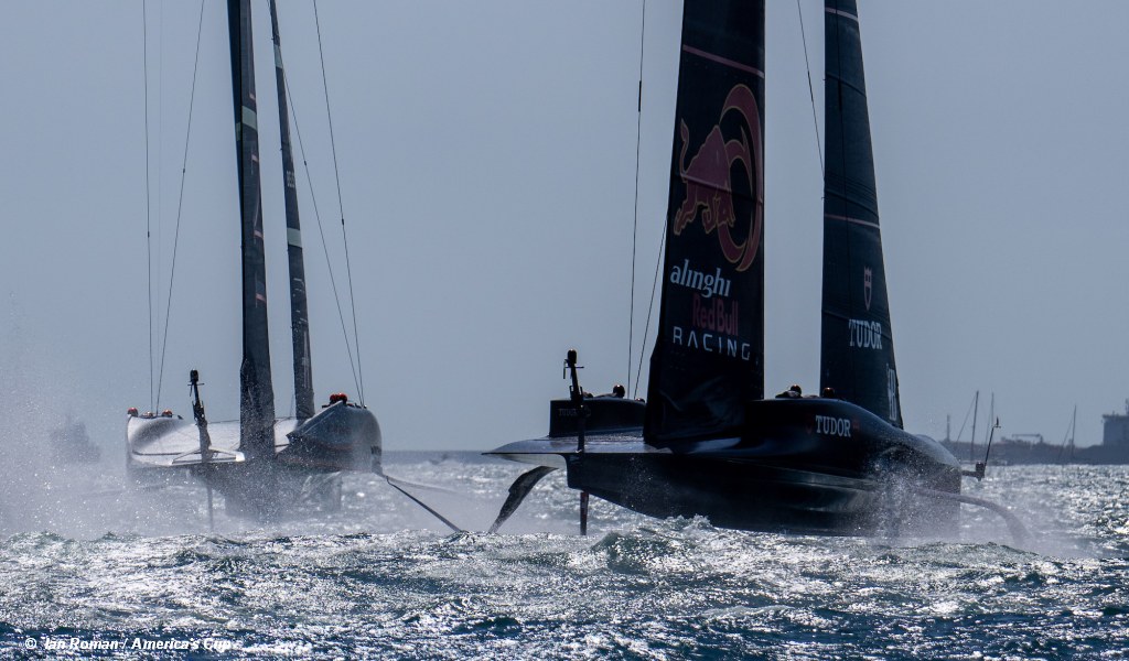 AC37 LV Day 7 Ineos and Alinghi