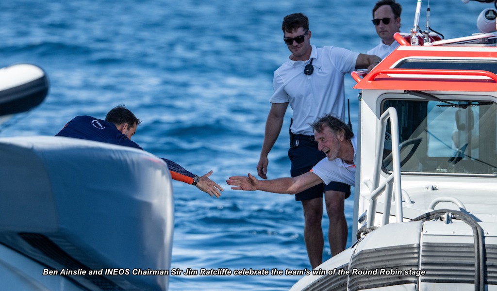 Ben Ainslie’s British team INEOS Britannia tops Louis Vuitton Cup