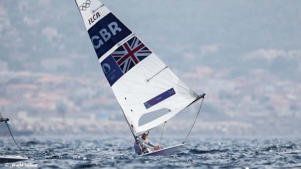 Beckett Raffles his GBR ILCA Laser