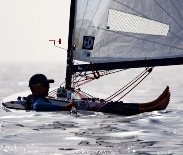 OK Dinghy Euros Day 1 Waiting