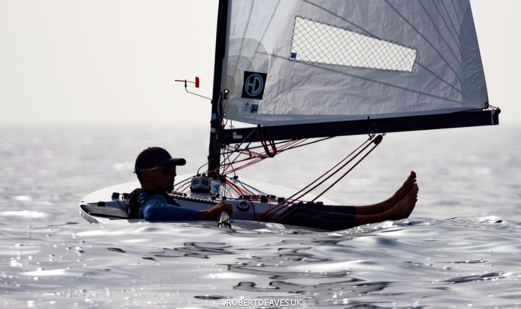 OK Dinghy Euros Day 1 Waiting