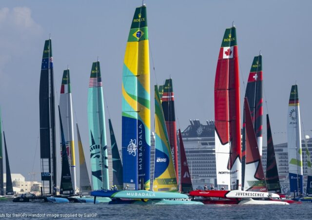 SailGP Dubai Day 1 Fleet