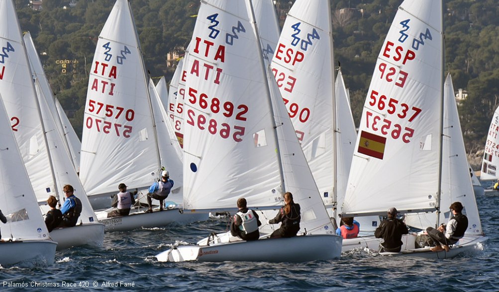 Palamos Xmas 420 Fleet Day 1