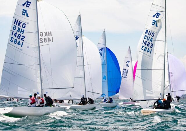 Etchells Worlds Downwind