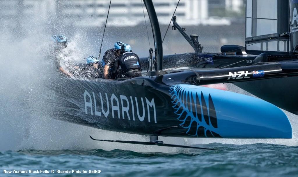 SailGP New Zealand Black Foils